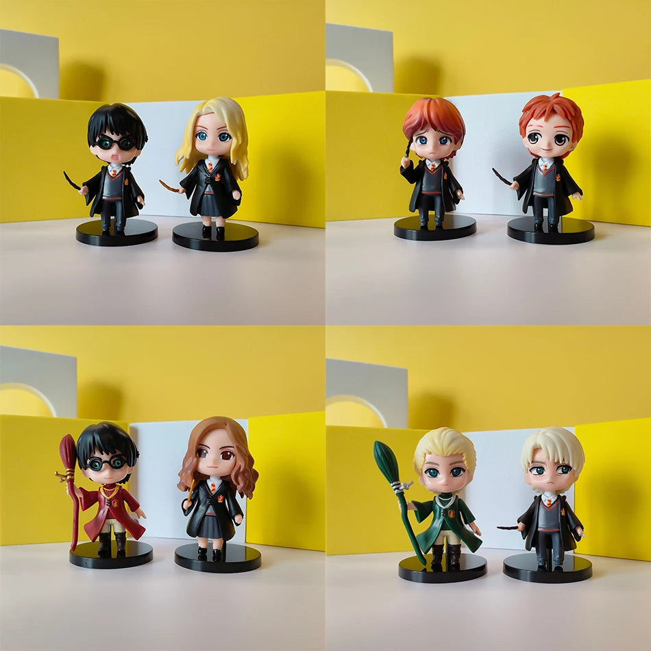 Harry Potter Characters Mini Figures Anime Style