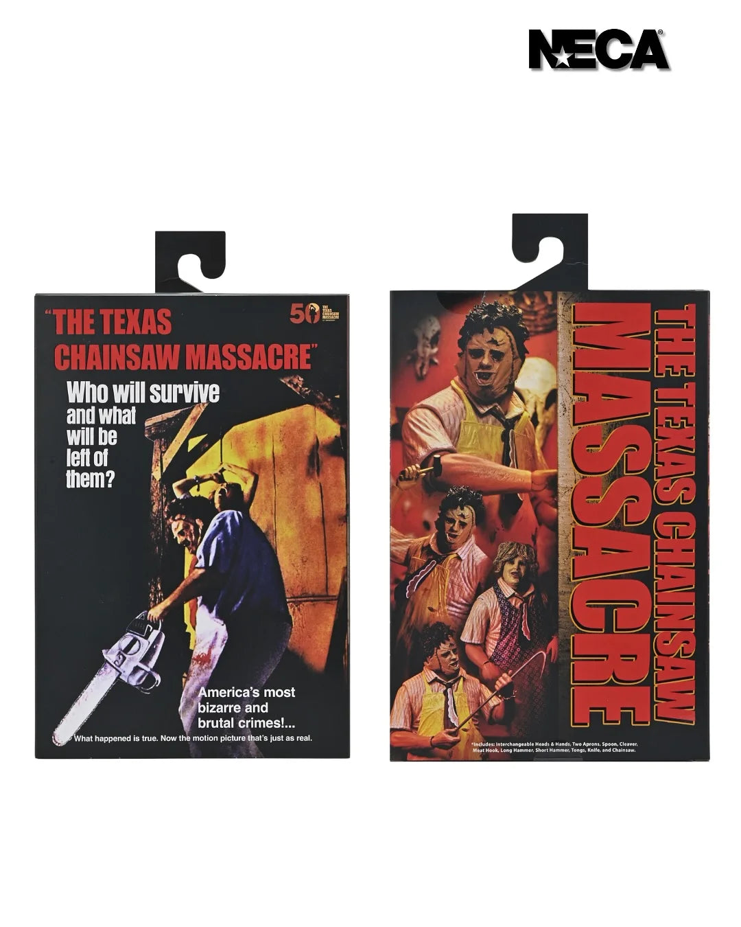NECA Texas Chainsaw Massacre 50th Anniversary Leatherface Action Figure