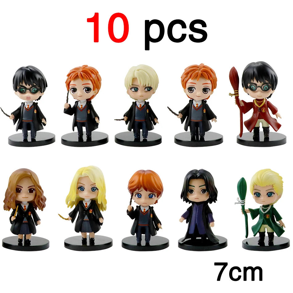 Harry Potter Characters Mini Figures Anime Style