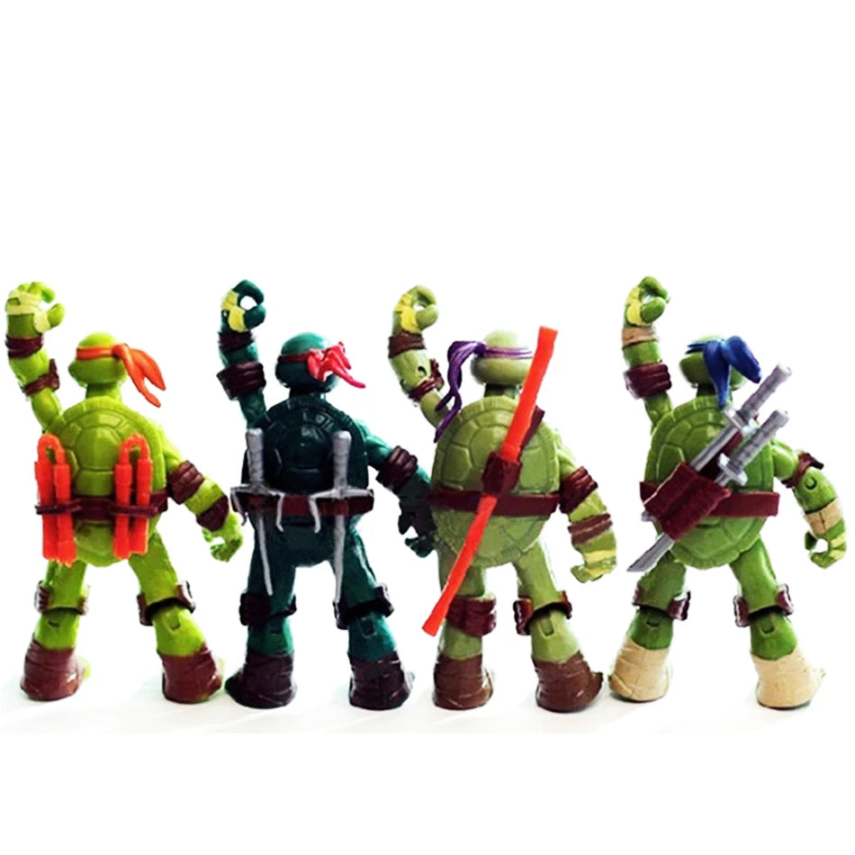 Teenage Mutant Ninja Turtles Set Figures 2012 Animated Series