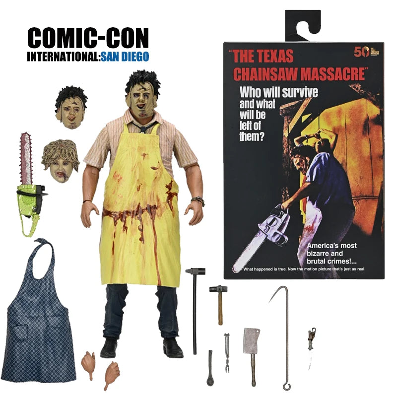 NECA Texas Chainsaw Massacre 50th Anniversary Leatherface Action Figure
