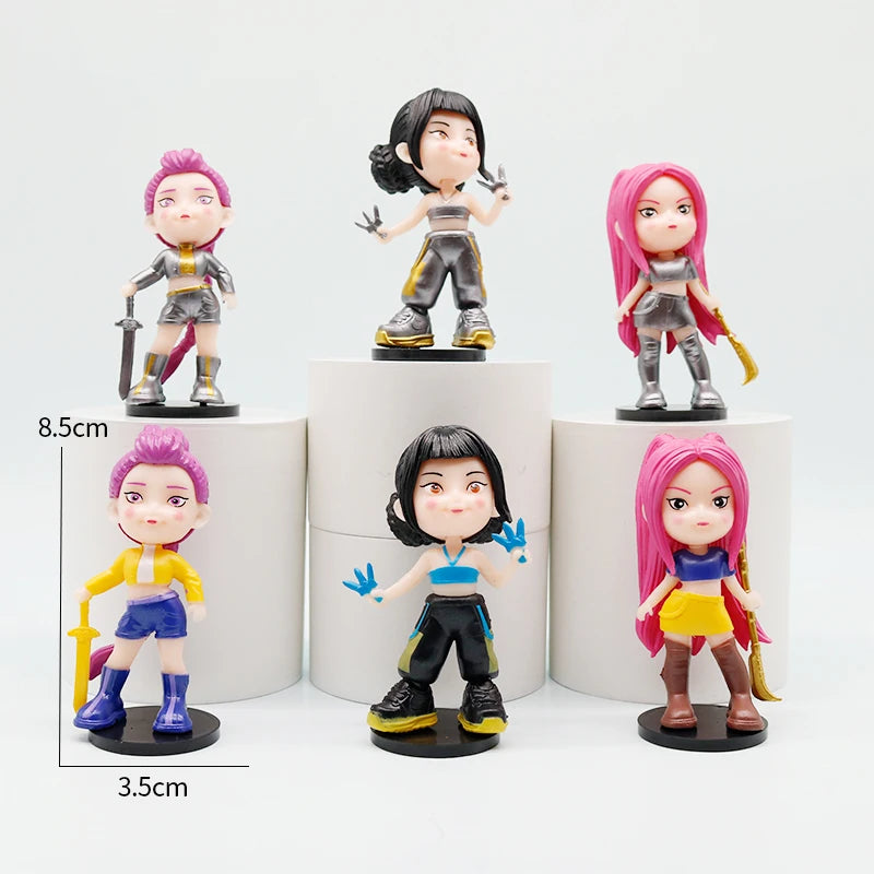 Kpop Demon Hunters Figures Series Anime 6pcs/set