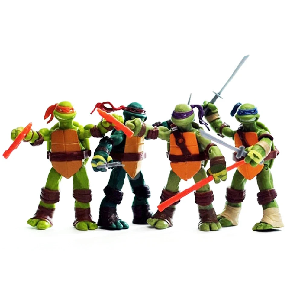 Teenage Mutant Ninja Turtles Set Figures 2012 Animated Series