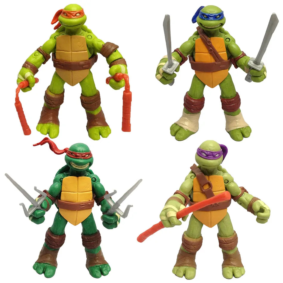 Teenage Mutant Ninja Turtles Set Figures 2012 Animated Series