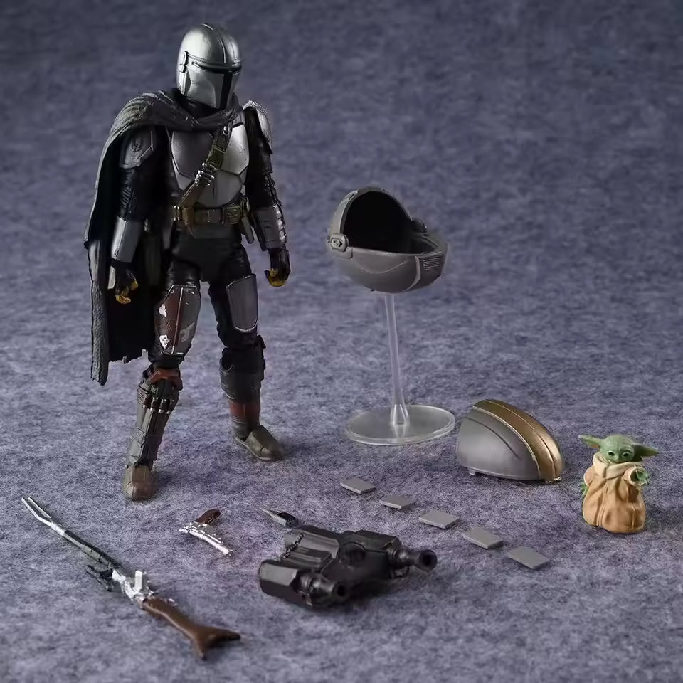 Star Wars Action Figure Mandalorian and Baby Yoda