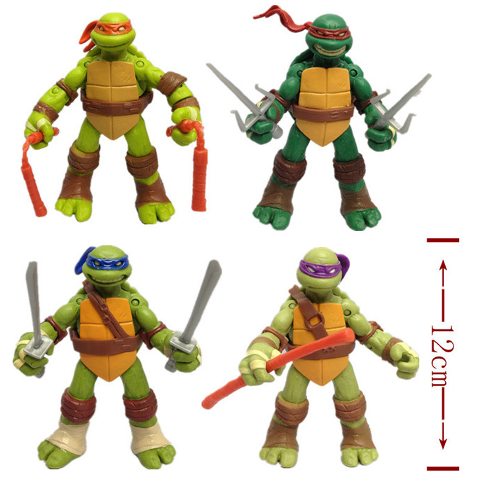 Teenage Mutant Ninja Turtles Set Figures 2012 Animated Series